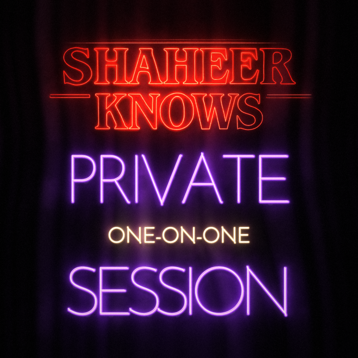 Shaheer Knows - Private One-on-One Session